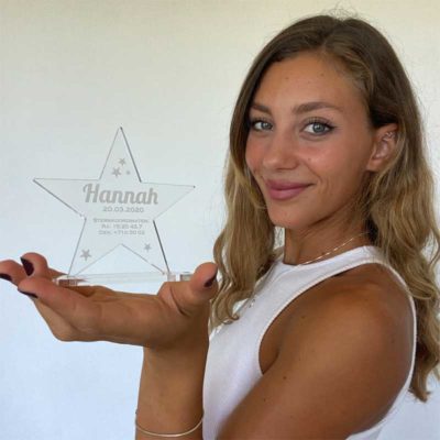 Acryl Stern Trophhäe Acryl Stern Trophäe