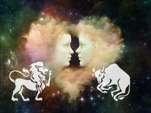 loewe-stier-klein Löwe und Stier